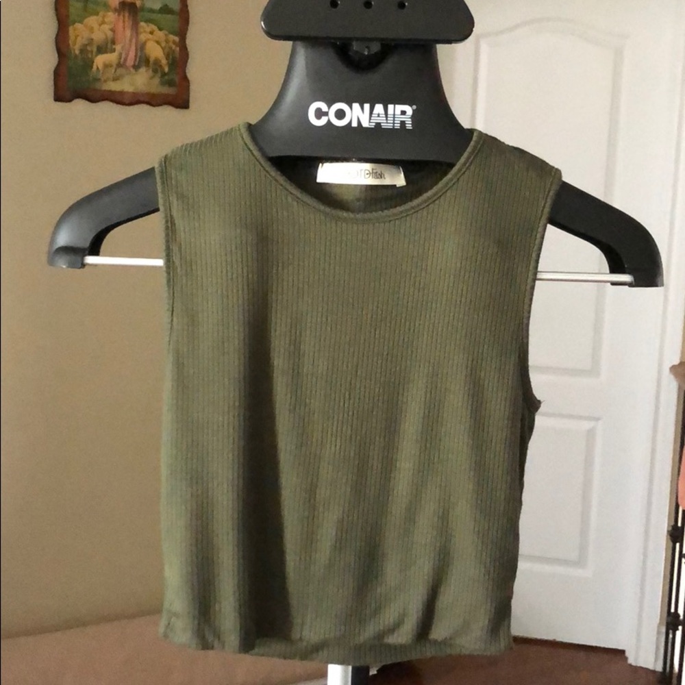 Green Halter Top